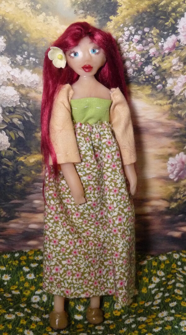 Alice - Doll with flowery dress - Image 2