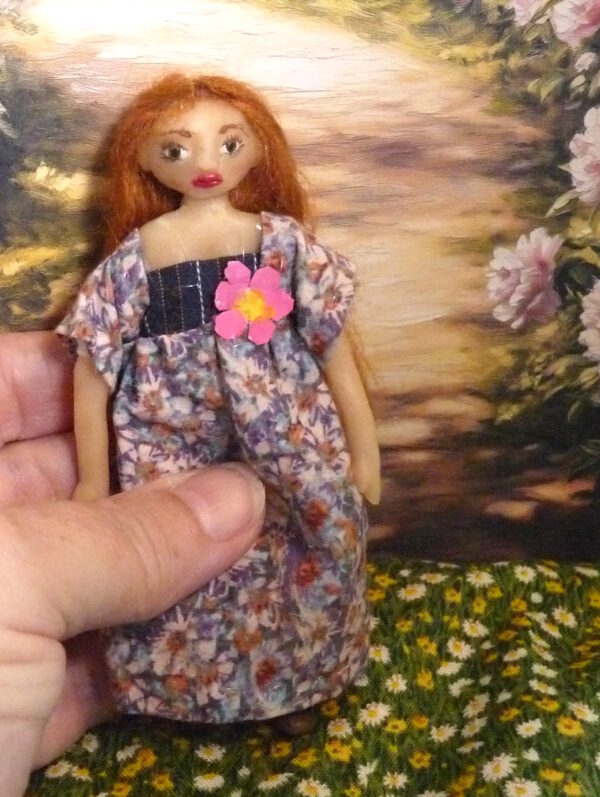 Annabelle - Young girl with flowery dress - Image 4