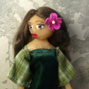 Asta - Doll with green dress