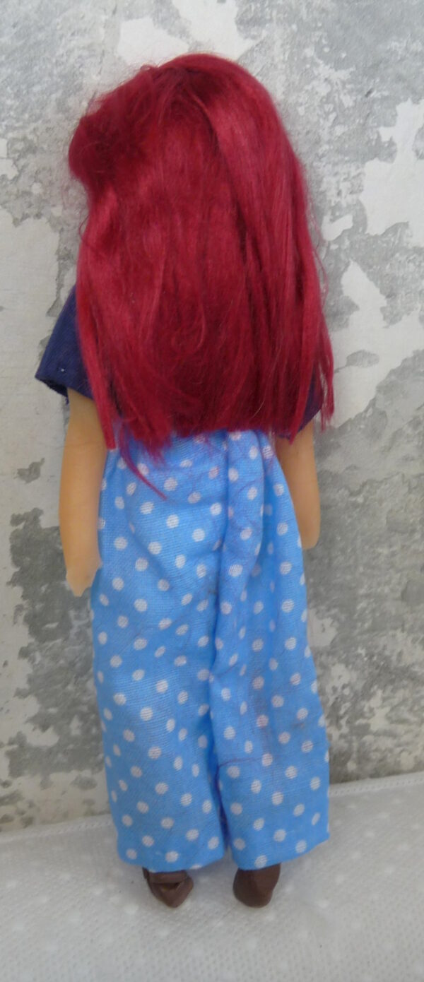 Beatrice - Doll with blue skirt and red hair - Image 3