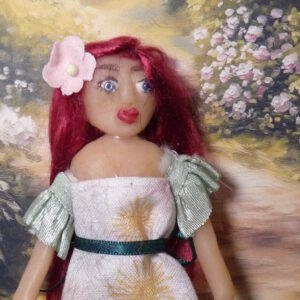 Celia - Doll with red long hair