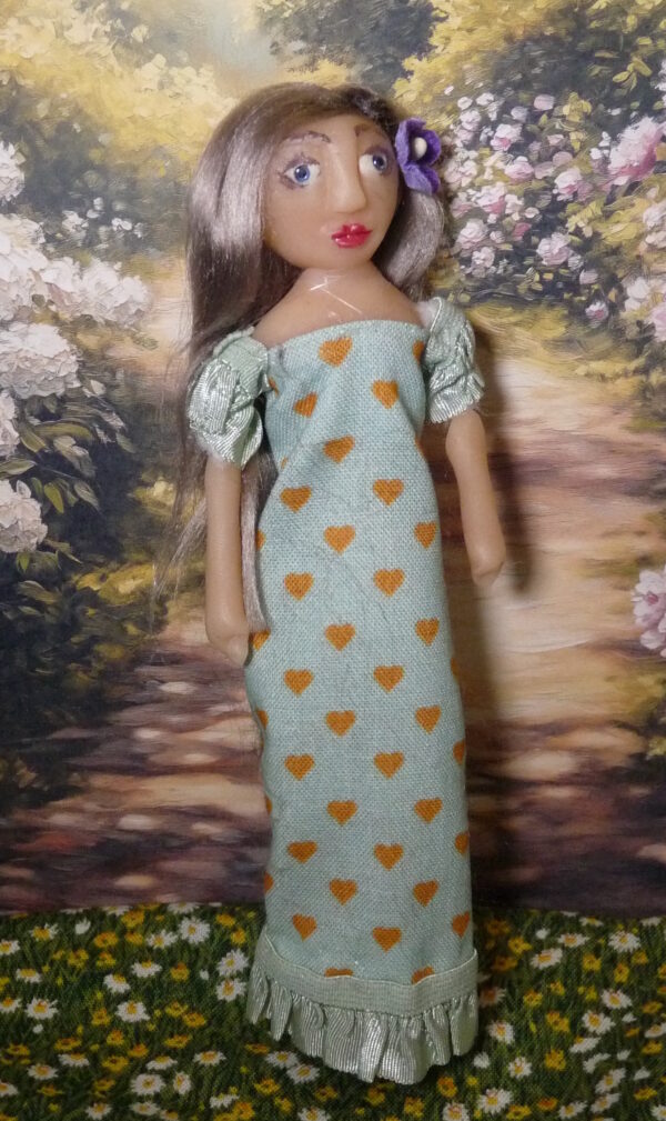 Hilma - Doll with silvery blonde hair - Image 2