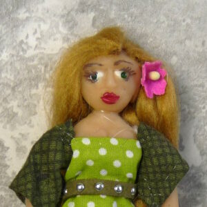 Indra - Doll in green dress