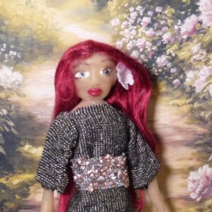 Lara - Doll with golden dress