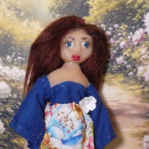 Mandy  - Doll with reddish brown hair