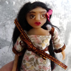 Monika - Young girl with flowery dress