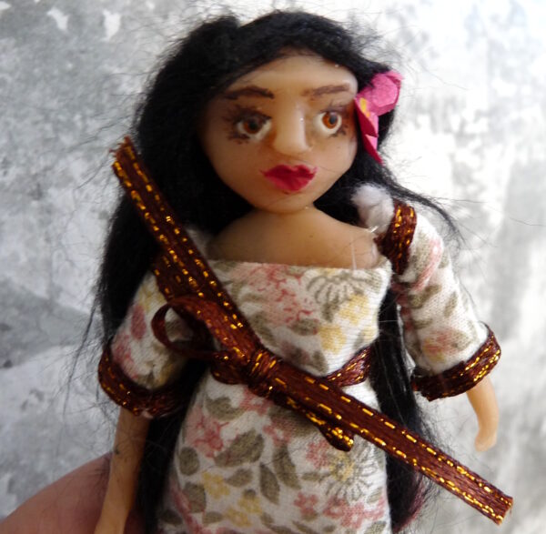 Monika - Young girl with flowery dress