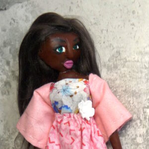 Abrielle - Doll in pink dress