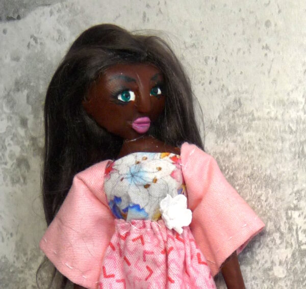 Abrielle - Doll in pink dress