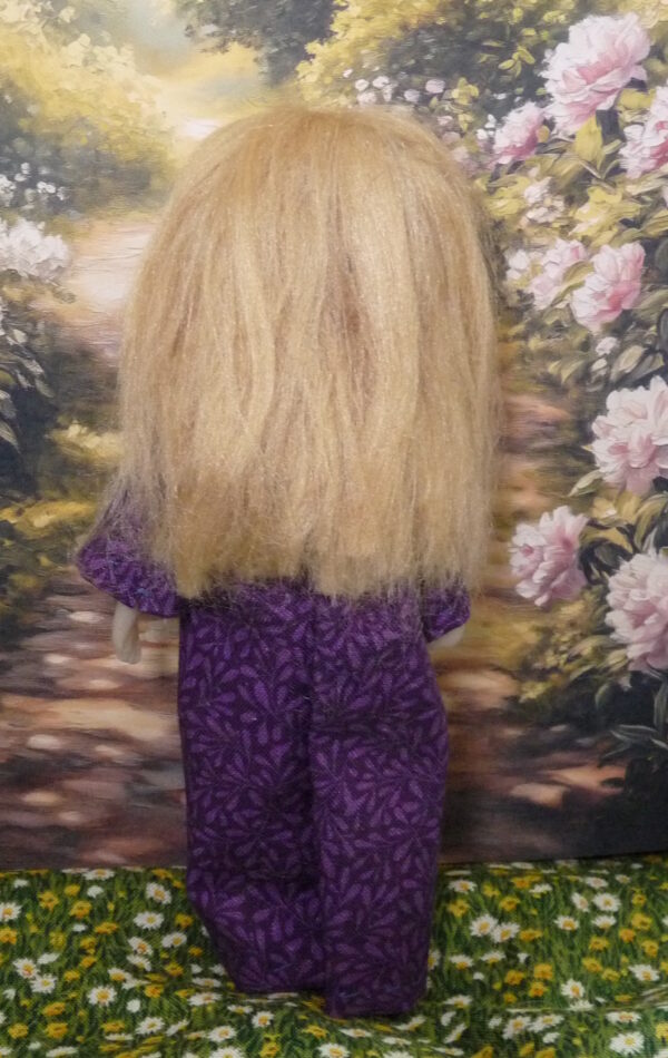 Agneta -Doll in purple dress - Image 3