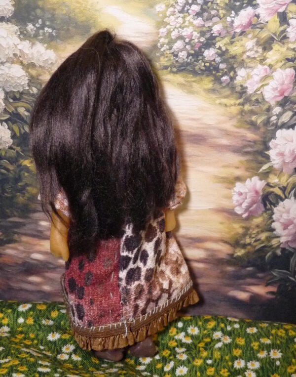Annika - Doll in patterned dress - Image 3