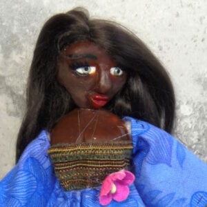 Calina - Doll in blue dress
