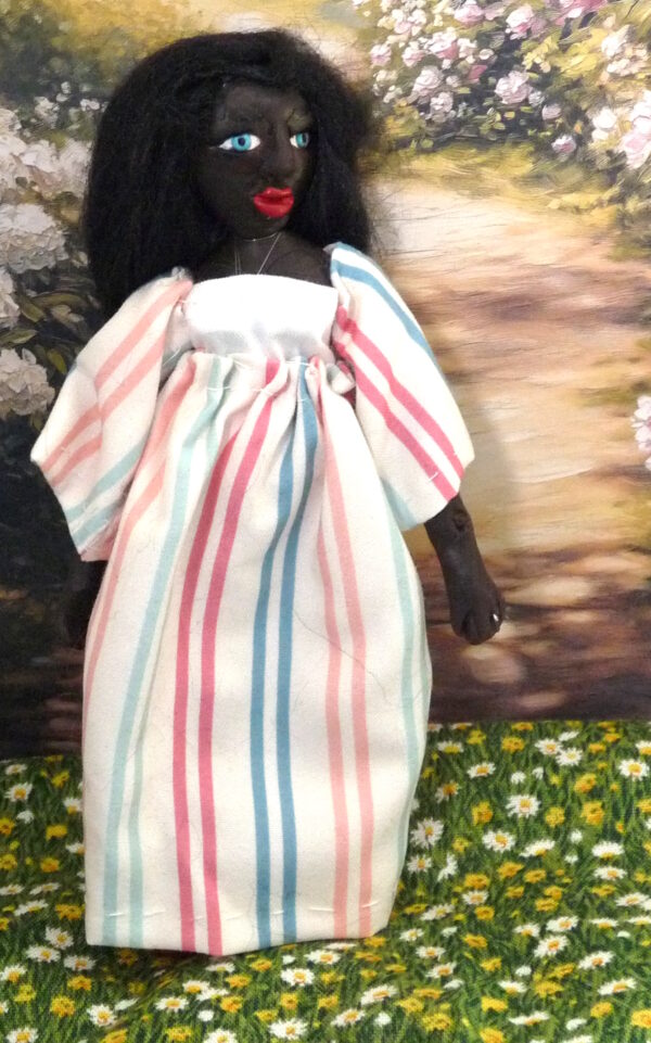 Carmen - Doll with striped dress - Image 2