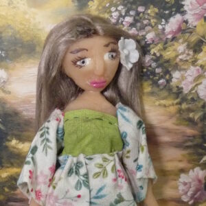 Erica - Doll with flowery dress