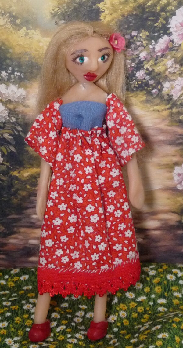 Felicity - Doll with red dress - Image 2