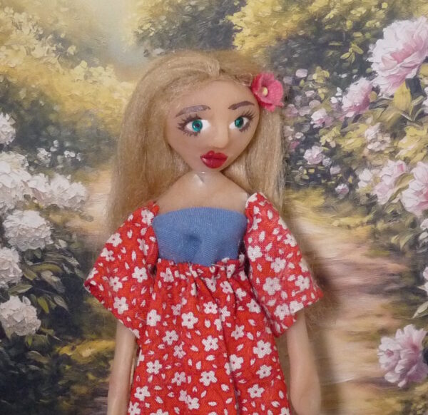 Felicity - Doll with red dress