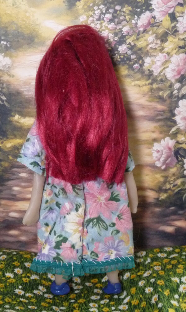 Gemma - Doll in blue and pink dress - Image 3