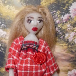 Helena - Doll in red dress