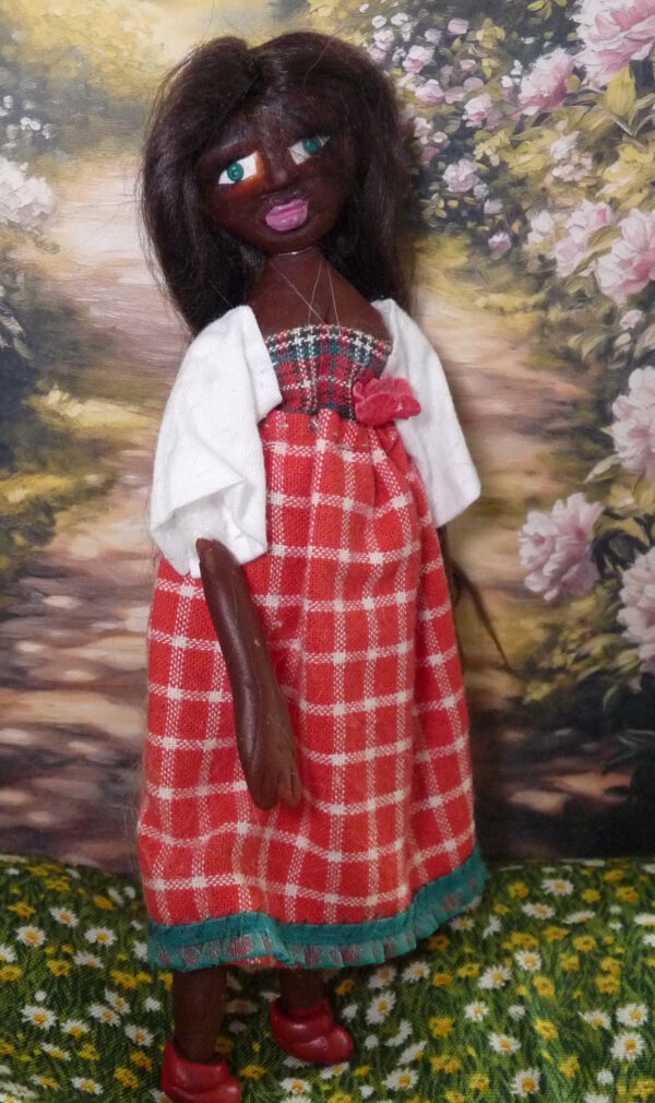 Hope - Doll with checkered dress - Image 2