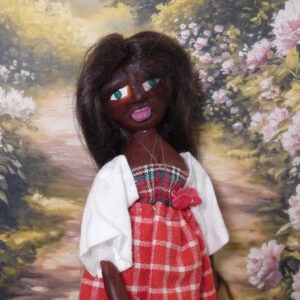Hope - Doll with checkered dress