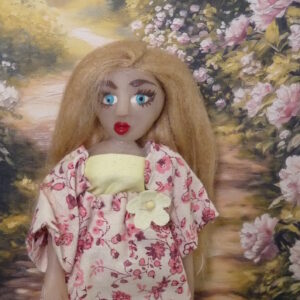 Isabella - Doll in pink and yellow dress