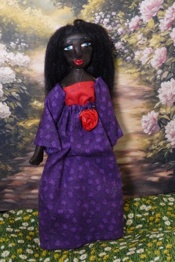 Isadora - Doll in purple dress - Image 2