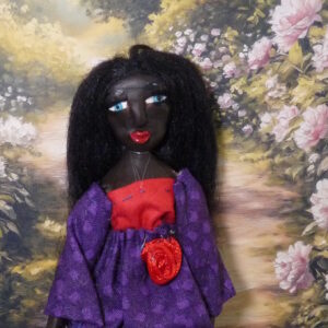 Isadora - Doll in purple dress