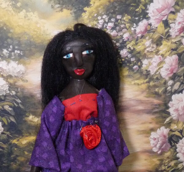 Isadora - Doll in purple dress