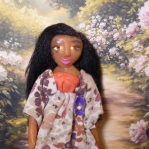 Jade - Doll in flowery dress