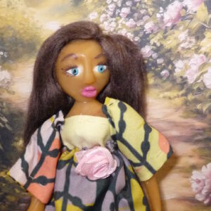Laura - Doll in yellow and black dress