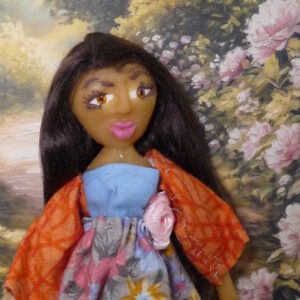 Malia - Doll with flowery dress
