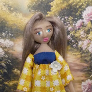 Orla - Doll in yellow dress