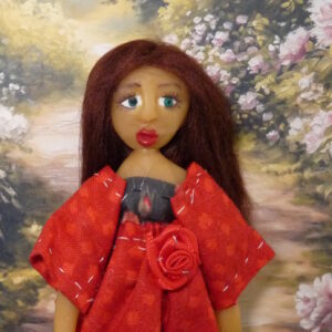 Renata - Doll in red dress