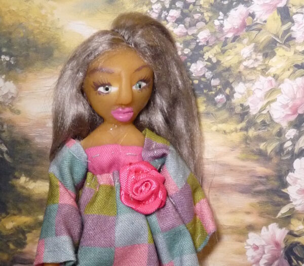 Samantha - Doll in colourful dress