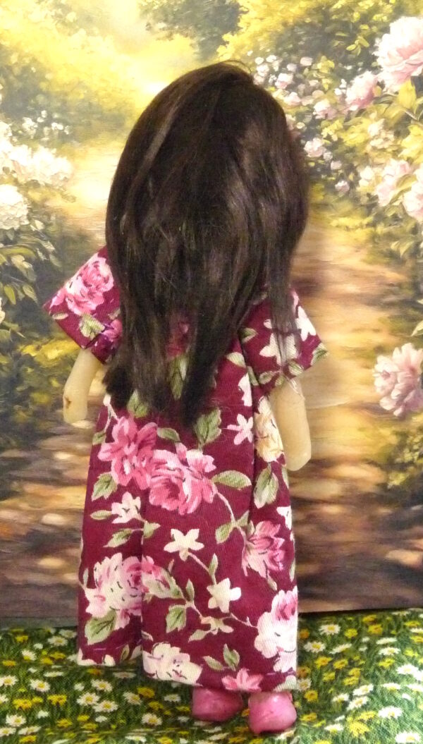 Bodil - Doll with flowery dress - Image 3