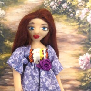 Disa - Doll in purple dress