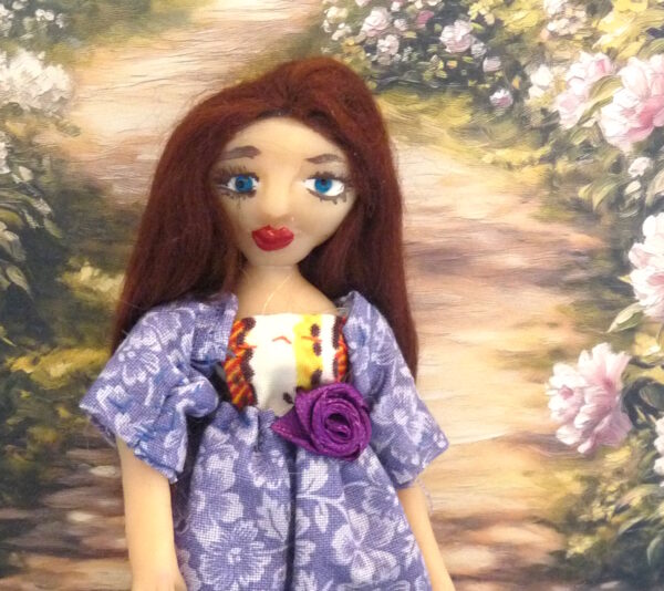 Disa - Doll in purple dress