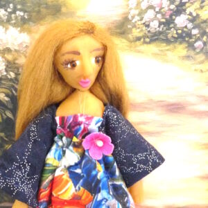 Doris - Doll with colourful dress