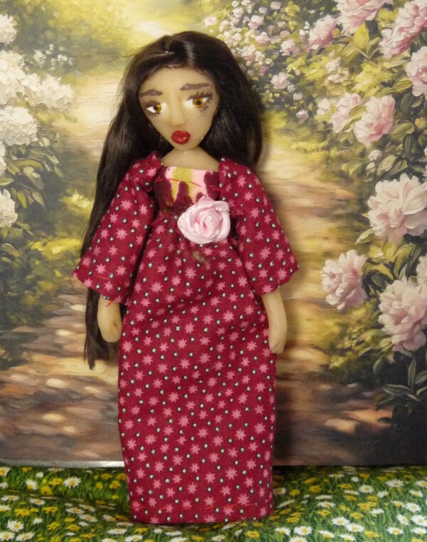 Hannele - Doll in red dress - Image 2