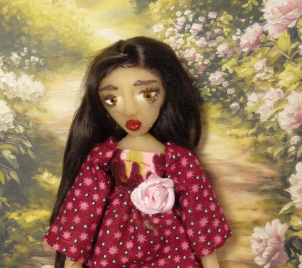 Hannele - Doll in red dress