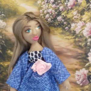 Patricia - Doll with blue dress