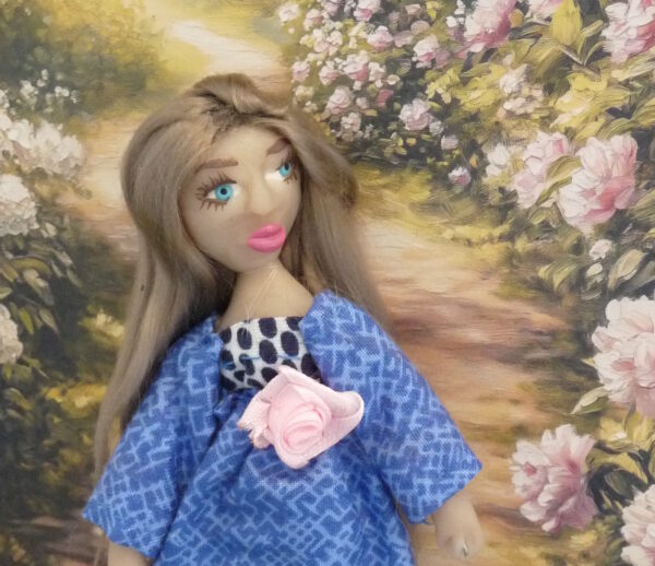 Patricia - Doll with blue dress