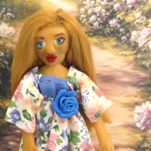 Pernilla - Doll with flowery dress