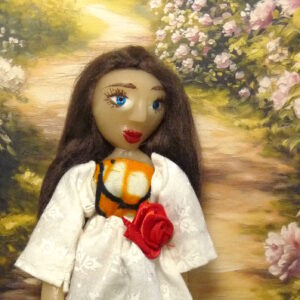 Yvonne - Doll in white dress